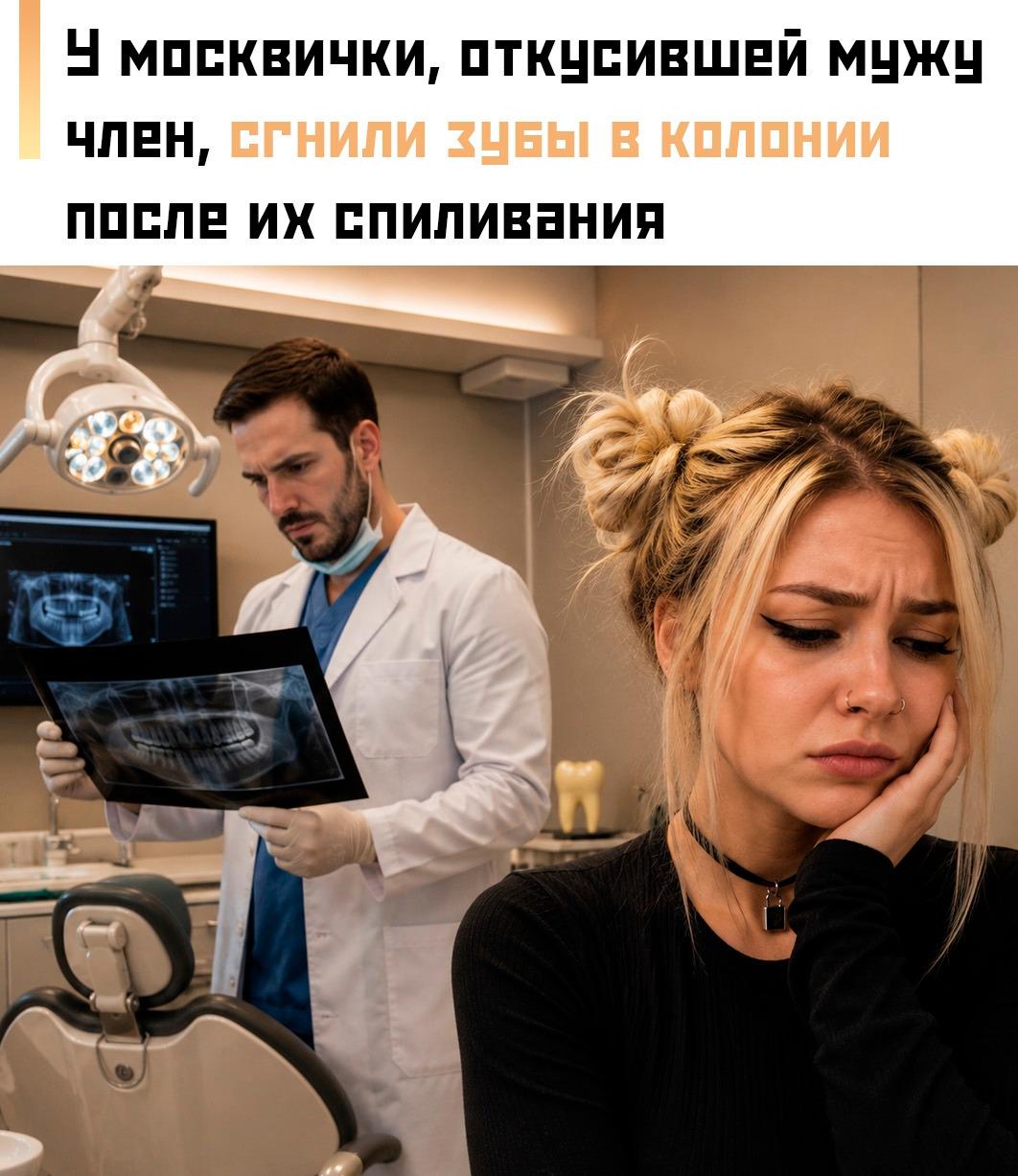 Сообщается, что перед нападением женщина заточила зубы напильником, после чего начались необратимые процессы.