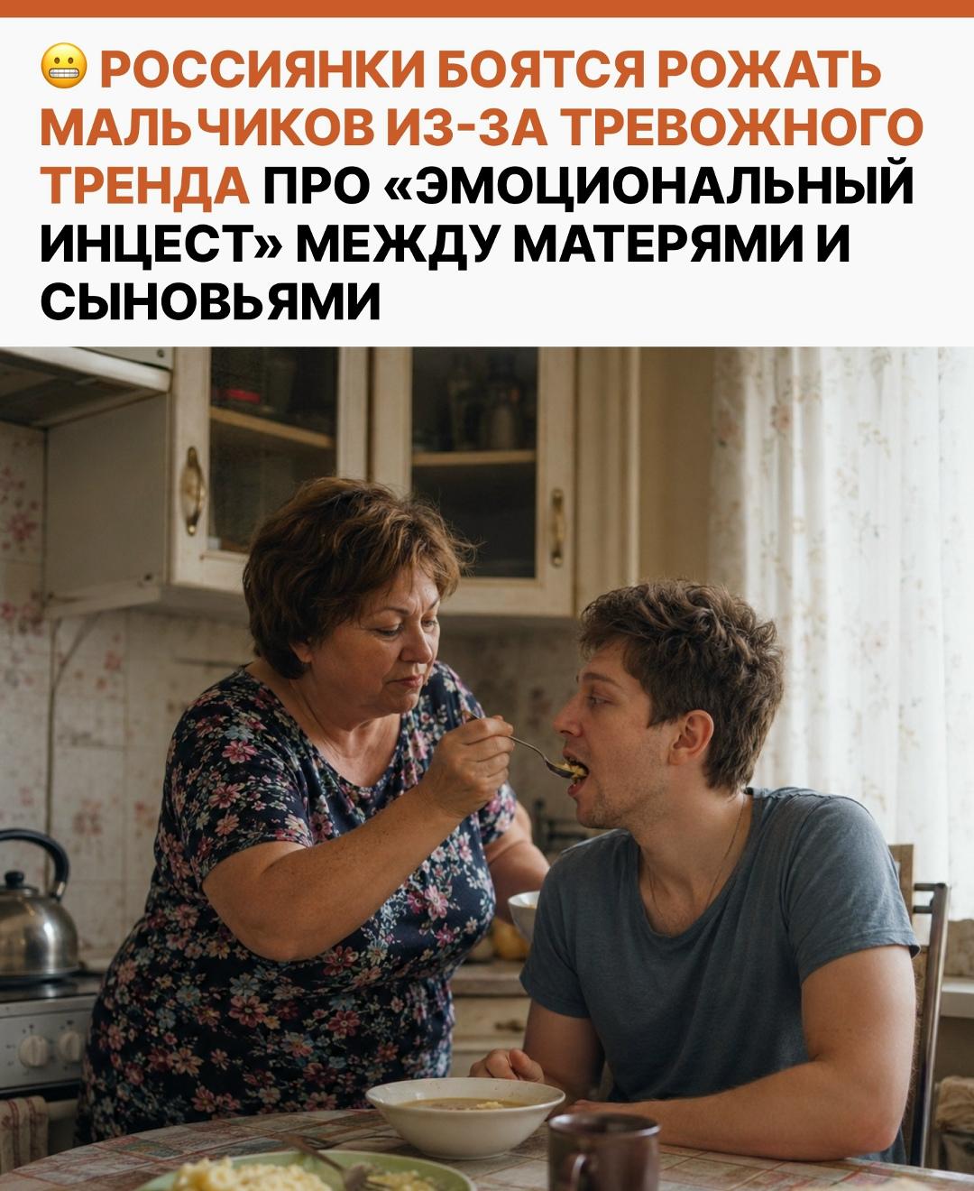 В соцсетях обсуждают страх россиянок рожать мальчиков из-за нездоровой привязанности некоторых матерей к сыновьям. Девушки опасаются, что могут повторить такой сценарий и выстроить с ребёнком эмоционально нарушенные отношения.