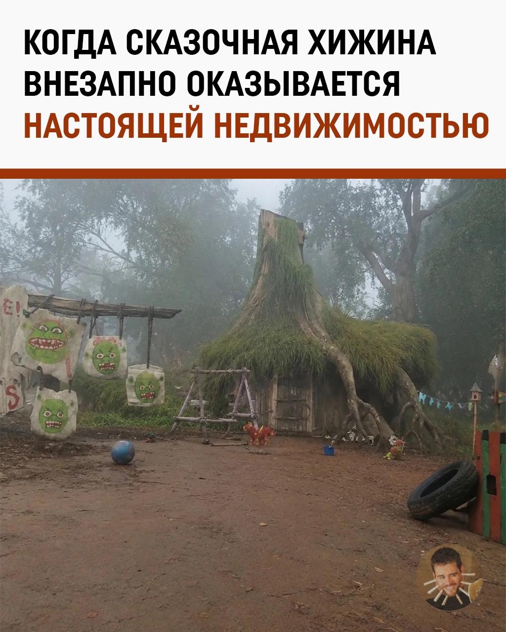 Хата Шрека существует. И, судя по всему, ремонт там делал сам Шрек