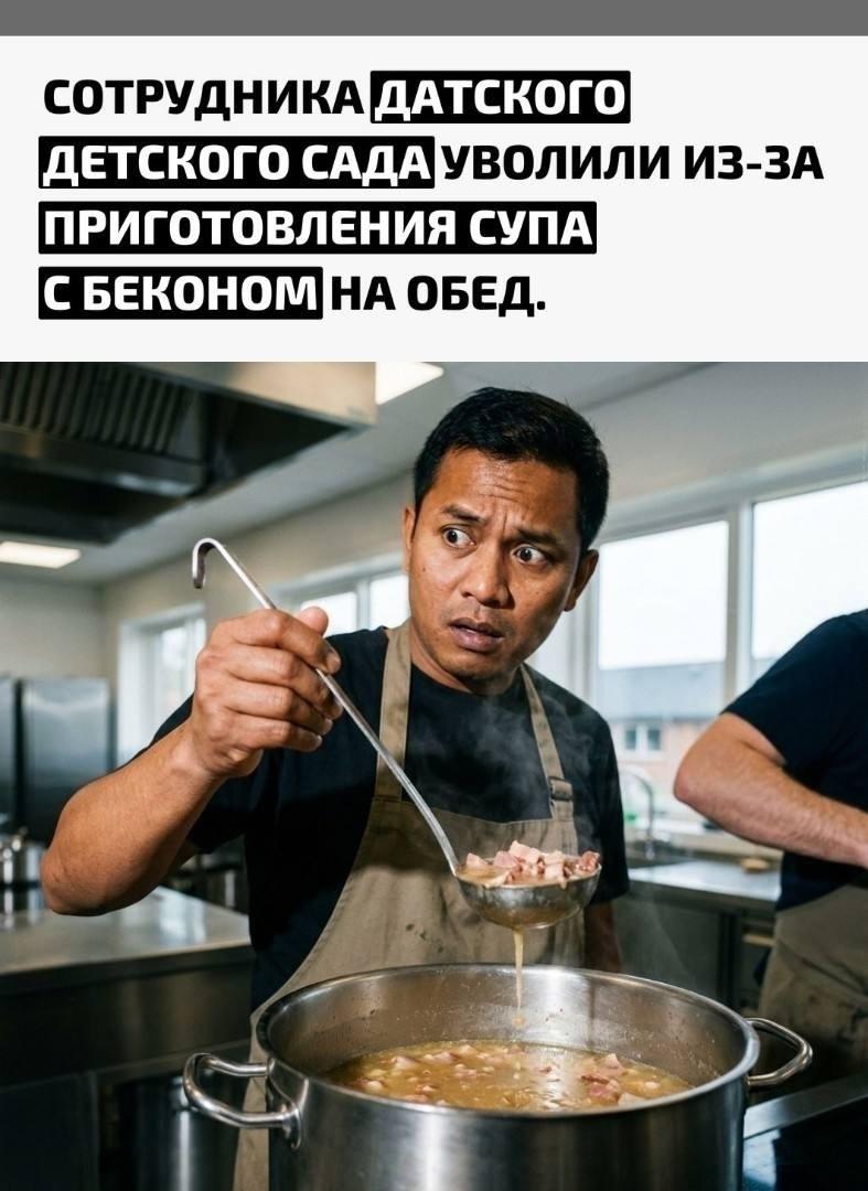 Мужчина выбрал для перекуса привычный луковый суп со свининой. Вскоре после его трапезы руководство заведения решило незамедлительно уволить его.