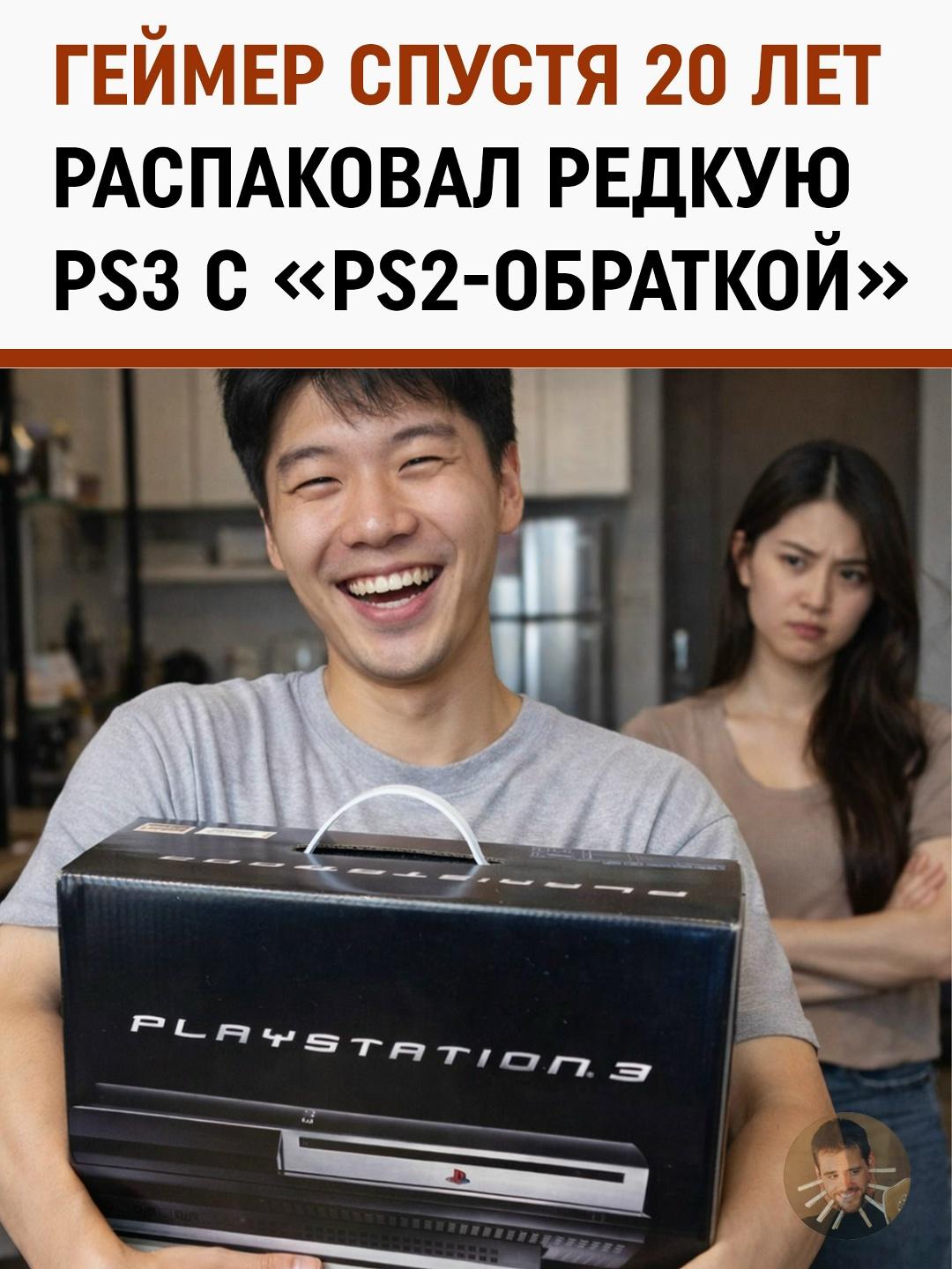 Сокровище в шкафу: премиальная PlayStation 3 с чипом от PS2 сохранилась в заводской упаковке