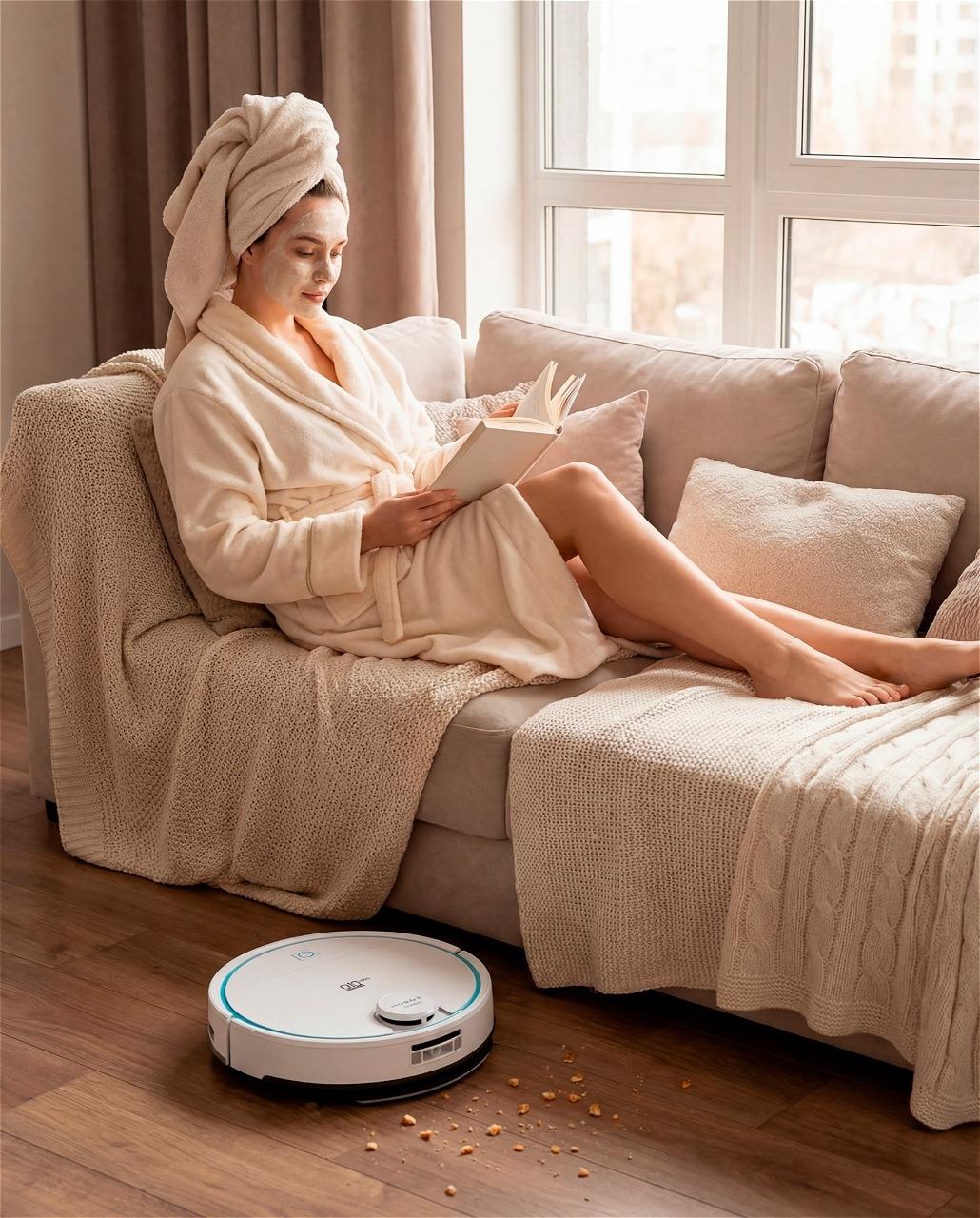 Ты заслужила релакс: робот очистит дом, а ты — душу