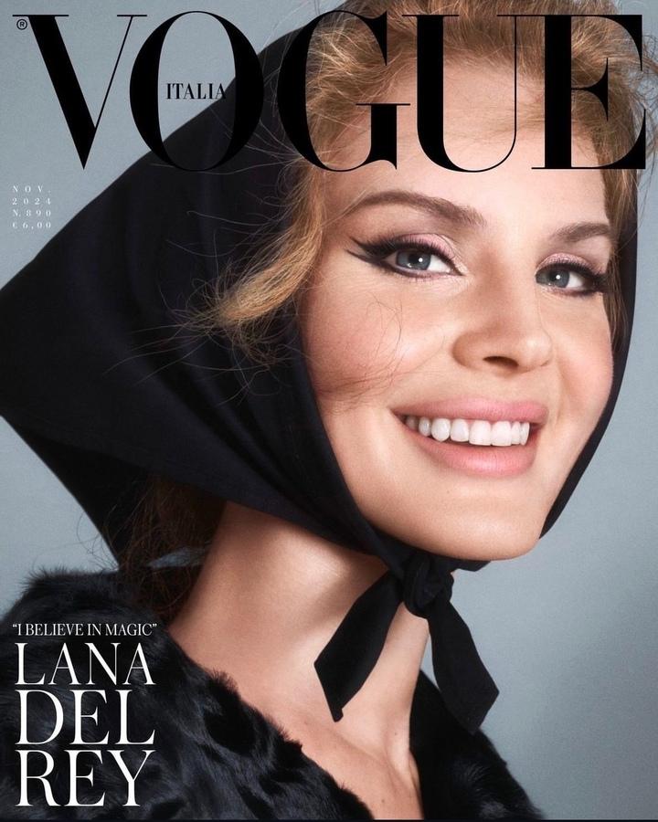 Сногсшибательная Лана Дель Рей в свежей фотосессии для итальянского Vogue&#128525;