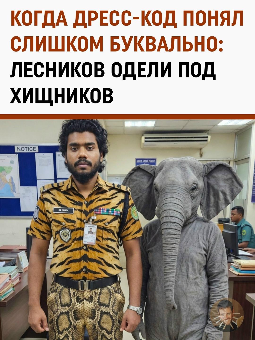 Дизайнерский эко-стиль: форма лесничих Бангладеш стала главным трендом соцсетей