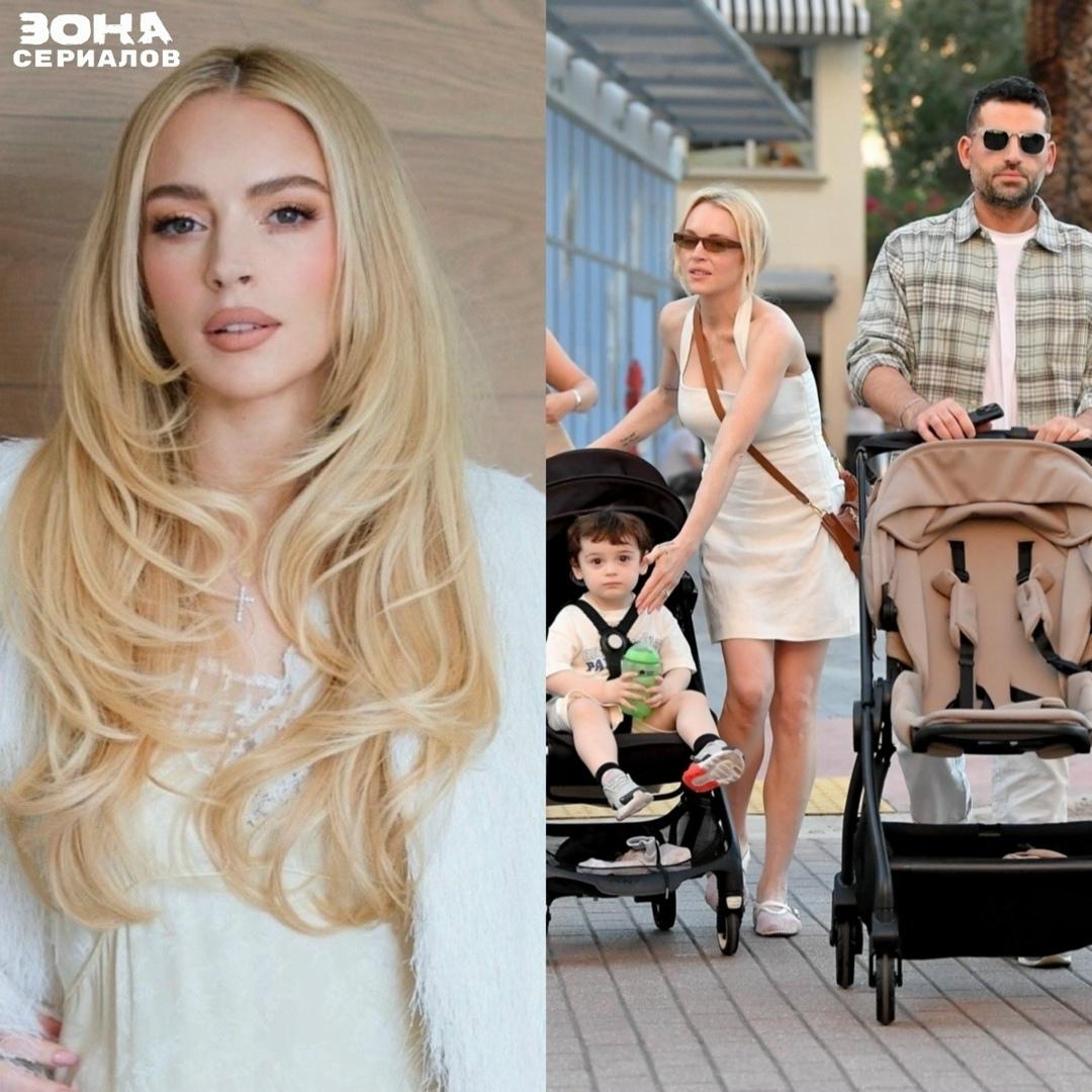 Раньше Линдси Лохан была известна как безрассудная любительница вечеринок, а теперь она превратилась в заботливую маму — её видели в Майами вместе с супругом и их маленьким сыном Луайем.