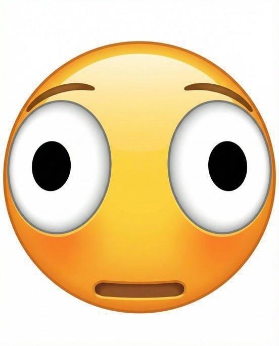 В обновлении iOS 26.4 компания Apple действительно представила на iPhone новый эмодзи под названием «упоротоe лицо» с широко раскрытыми глазами.