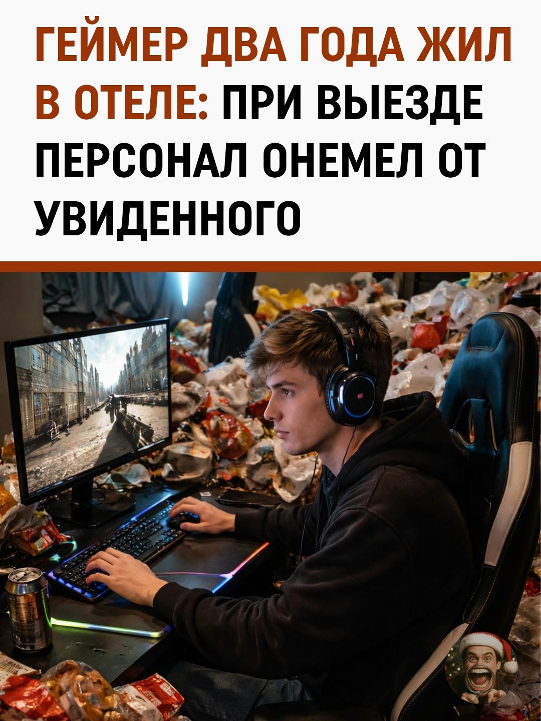 Сотрудники киберспортивного отеля в Китае испытали шок, когда открыли дверь номера, в котором постоялец прожил два года.