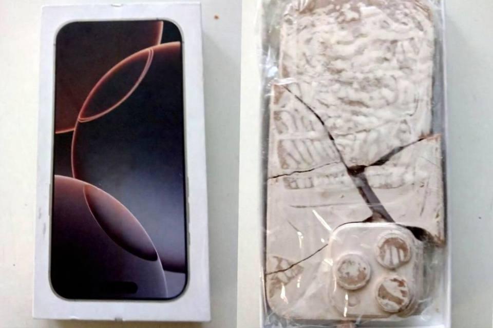 В Красноярске школьница выиграла в игровом автомате приз, обещанный как iPhone, но в коробке оказались лишь плитка серого шоколада с изображением смартфона и провод‑зарядка без вилки.