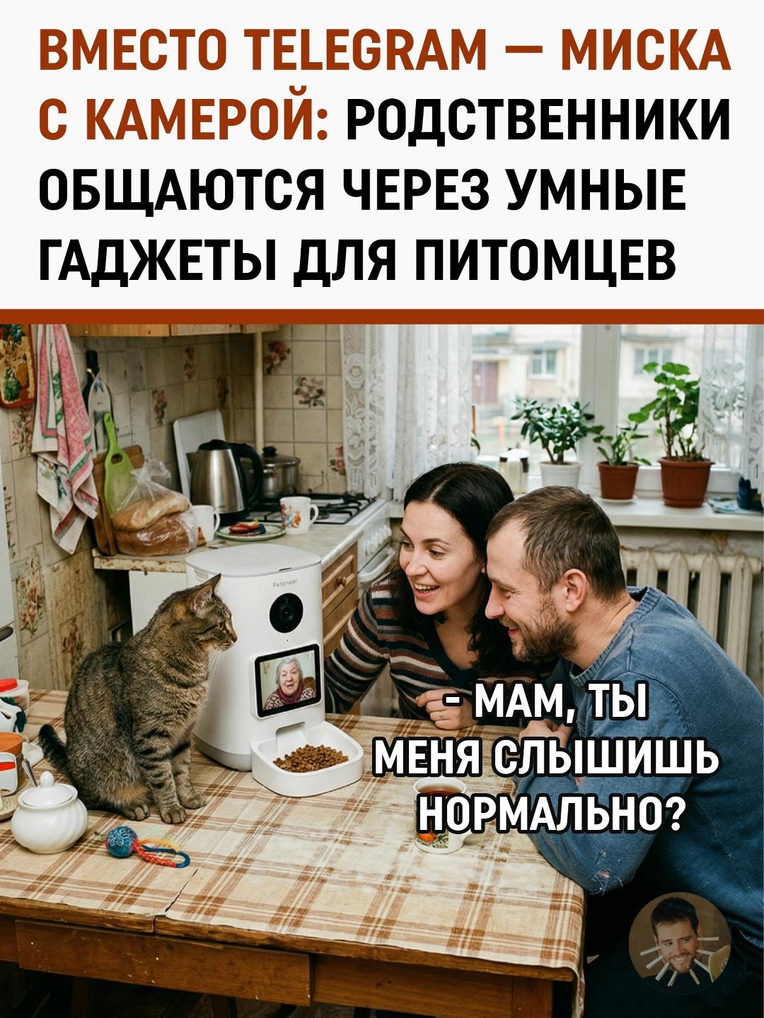 Когда привычные мессенджеры начинают работать с перебоями, люди быстро включают смекалку. Оказалось, что для связи с родственниками можно использовать даже умные кормушки для животных.