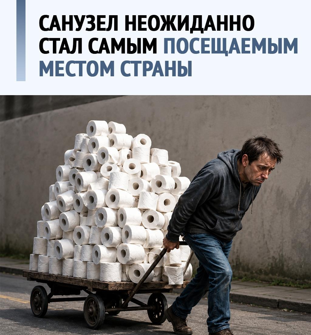 Салат объявил войну ЗОЖ: в СШАтысячи людей теперь далеко от туалета не отходят