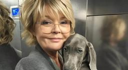 Юлия Меньшова показала новые кадры со своей собакой Ритой.