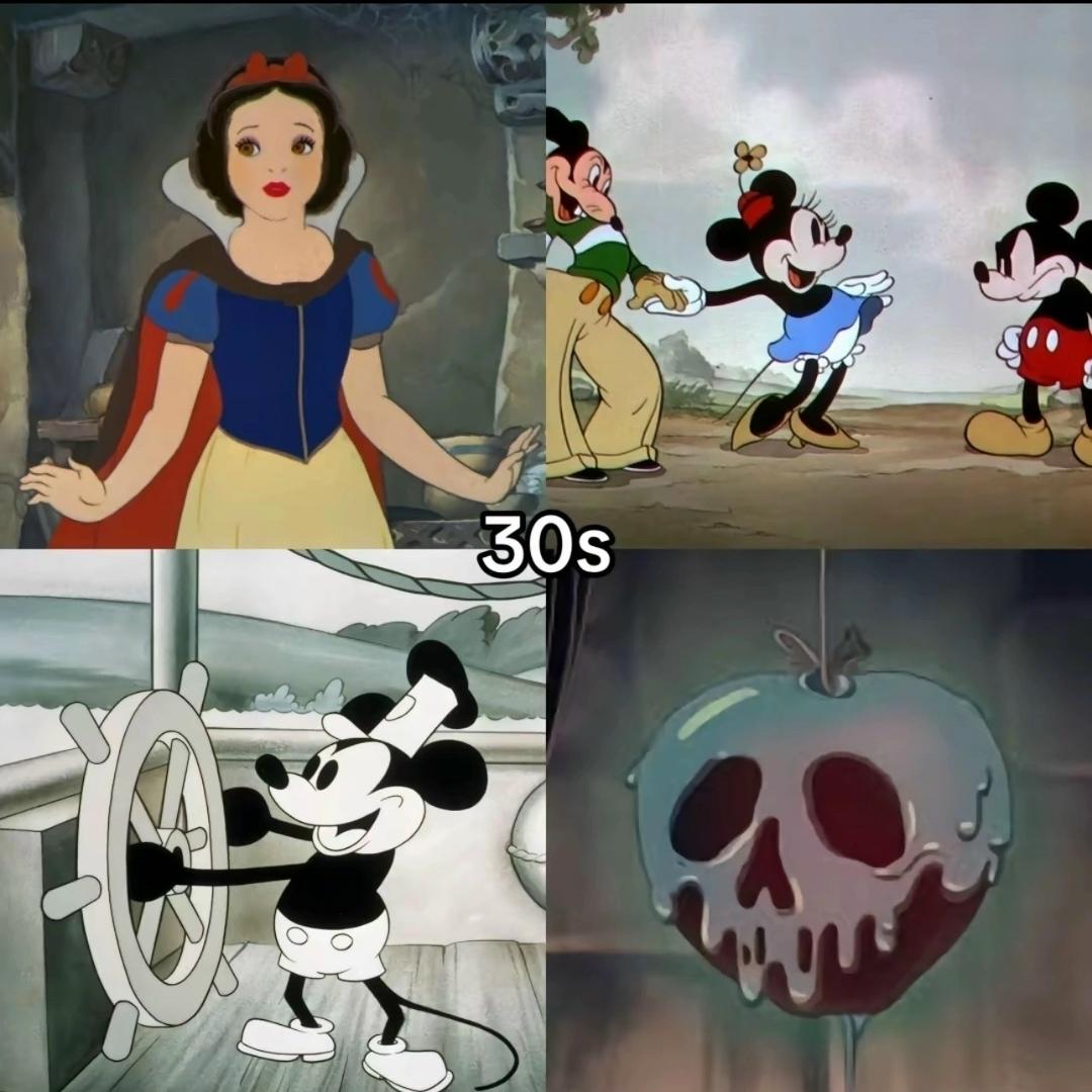 Disney сквoзь гoда