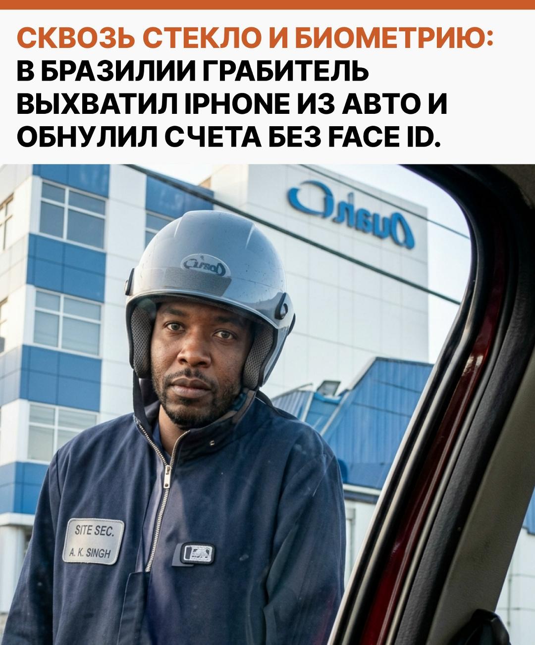 В Бразилии автомобильная пробка обернулась для местной жительницы молниеносным ограблением и финансовым крахом. Злоумышленник на ходу разбил боковое стекло машины и за доли секунды сорвал новенький iPhone прямо с держателя на приборной панели.