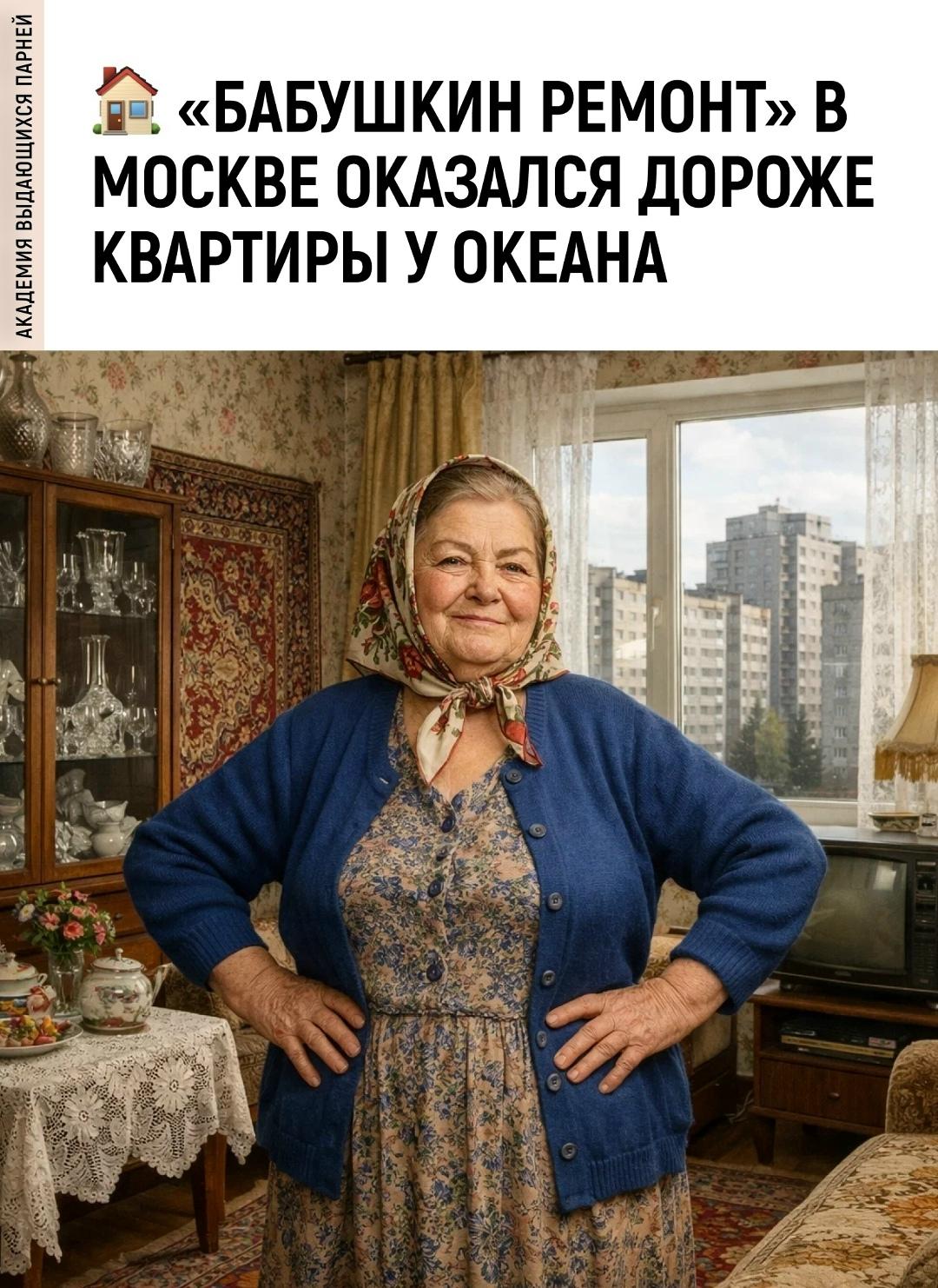 В Москве выставлена на продажу квартира с типичным советским интерьером и без мебели, стоимость которой составляет около 34,9 млн рублей. Это именно тот случай, когда присутствуют старые обои, ковровые покрытия и атмосфера, напоминающая жильё у бабушки.