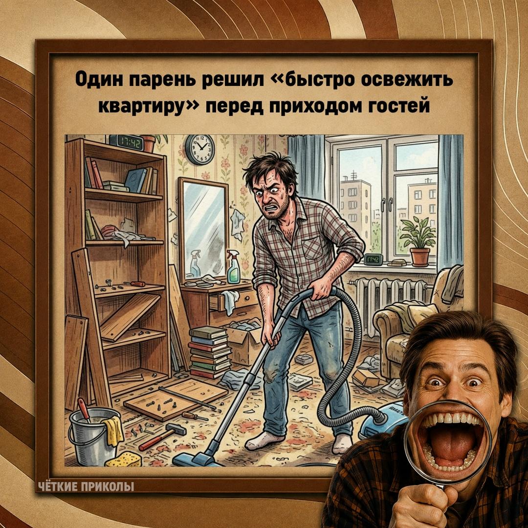 Не уборку делать, а так — просто пройтись по верхам.