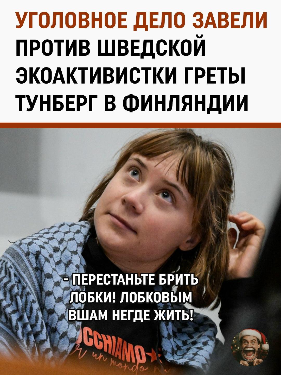 Шведская экоактивистка Грета Тунберг стала фигуранткой расследования в Финляндии после участия в акции движения Extinction Rebellion в Хельсинки в июне 2024 года. Об этом сообщила газета Helsingin Sanomat.