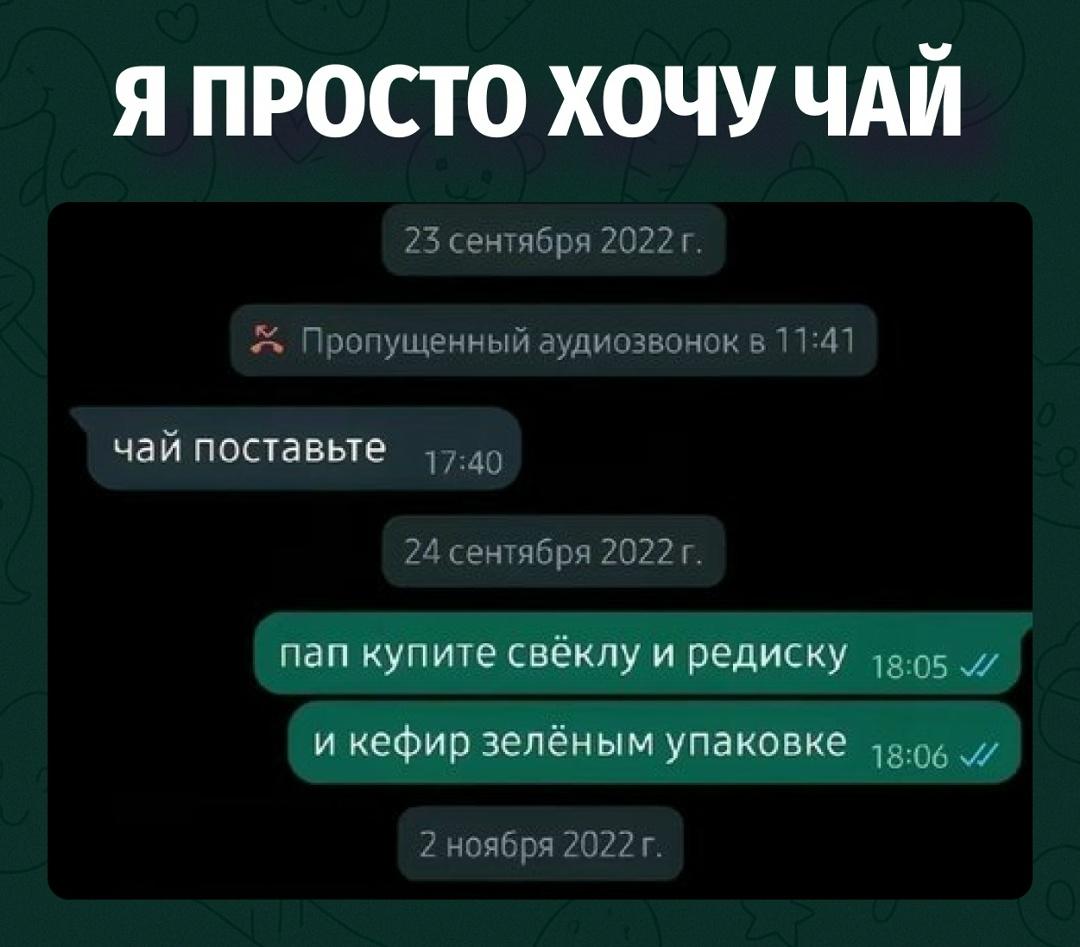 У нас с папой не переписка, а удалённое управление чайником