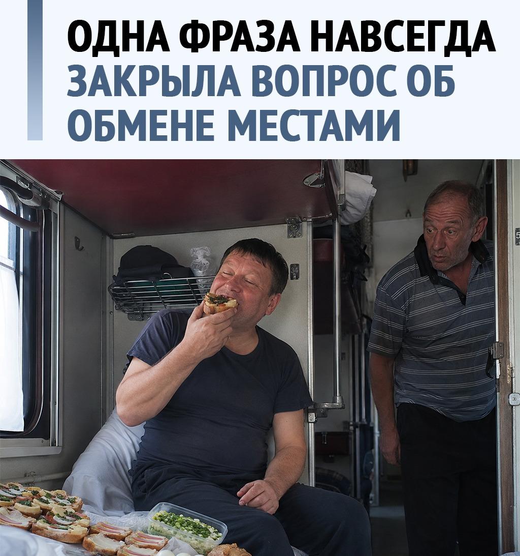 Просьбу уступить нижнюю полку пассажир превратил в разговор о наследстве