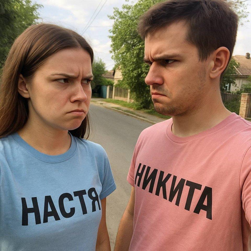 В России лидерами антирейтинга по именам стали Никита и Настя😅