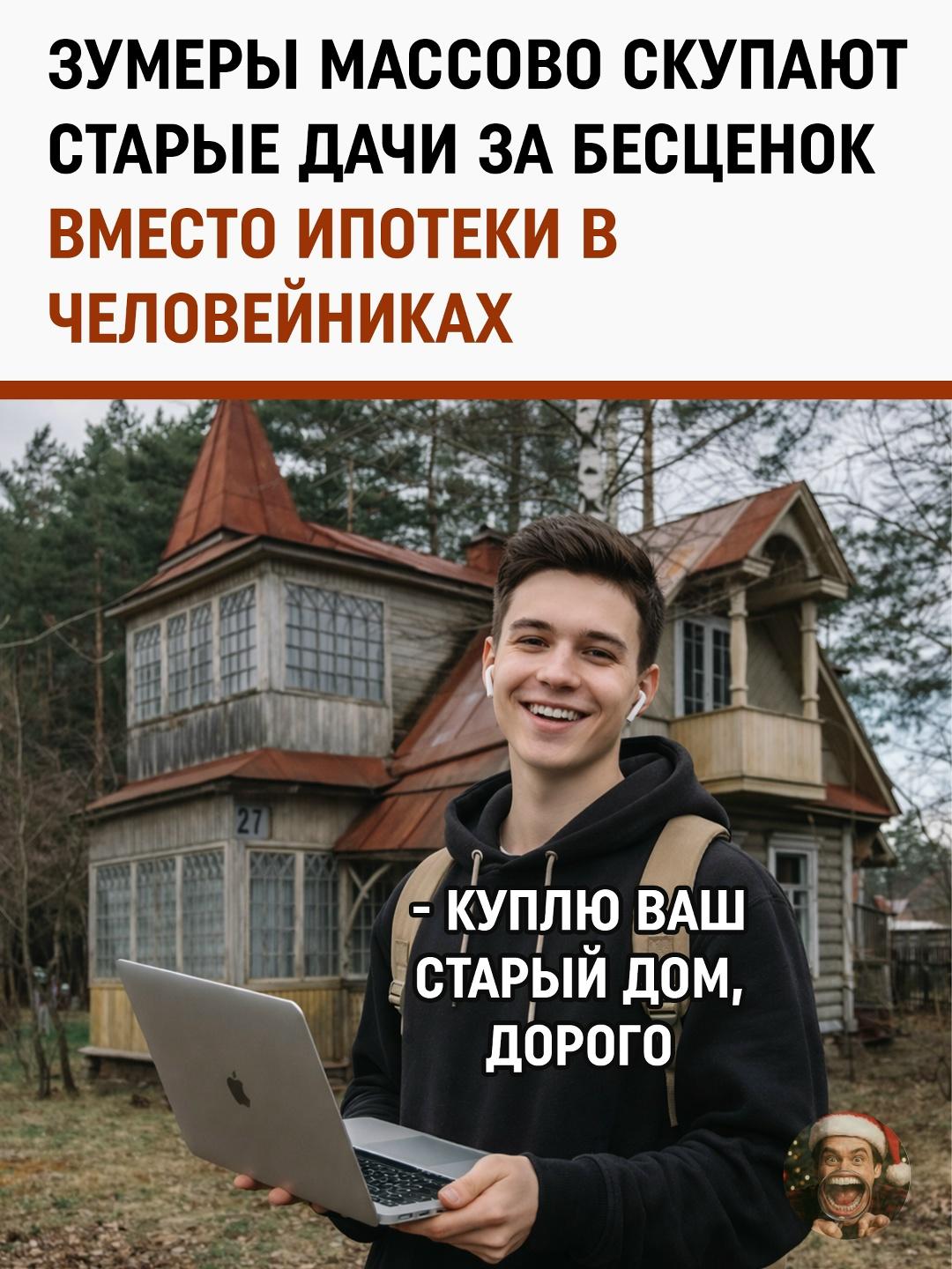 Новый тренд среди молодёжи — покупка заброшенных деревянных домов за 200–300 тысяч рублей.