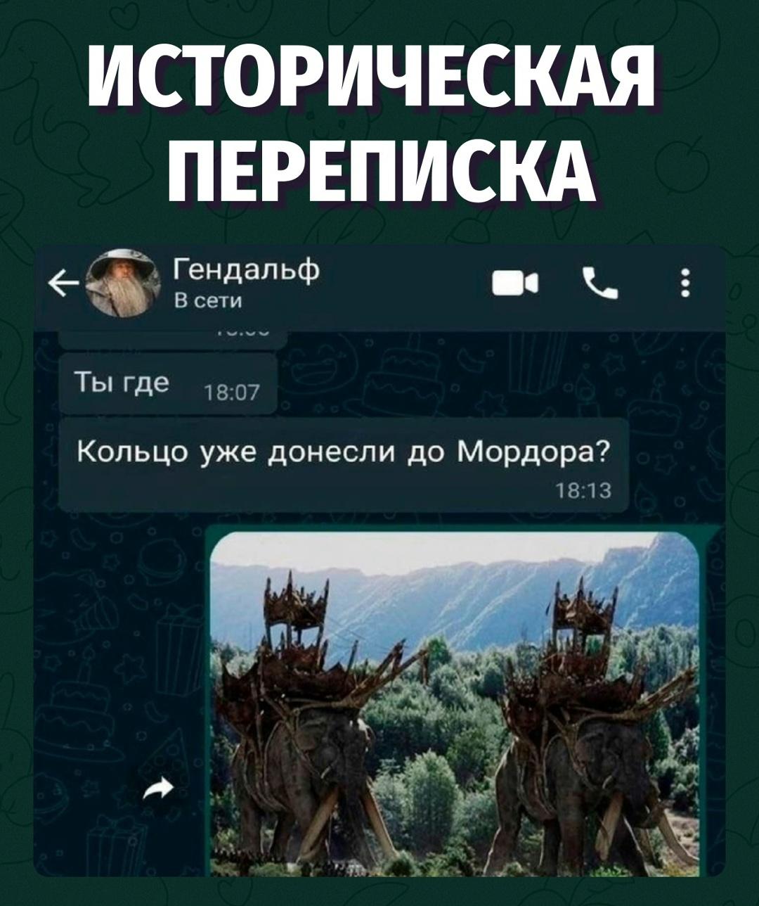 Гендальф, мы несли быстро, но тут внезапно движуха с мумаками