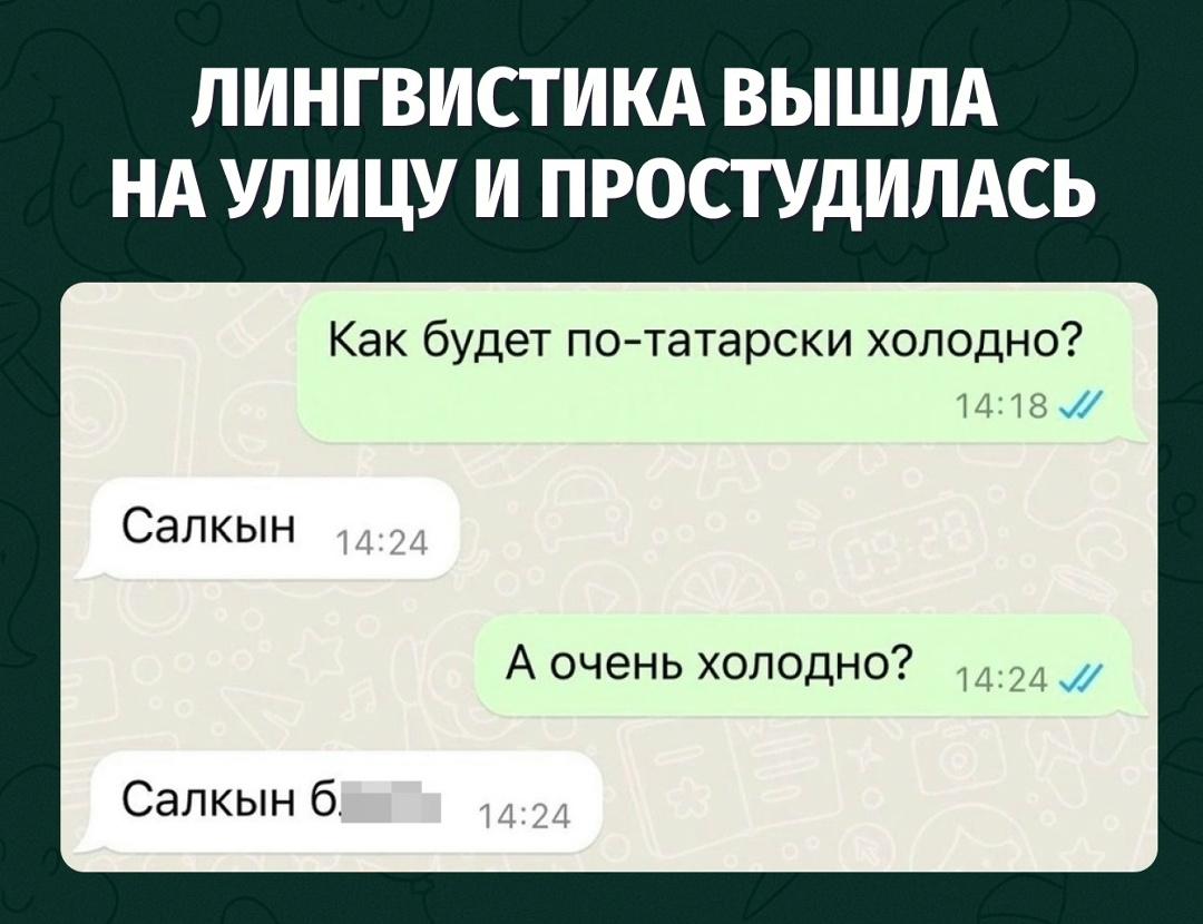 Слово дня: салкын