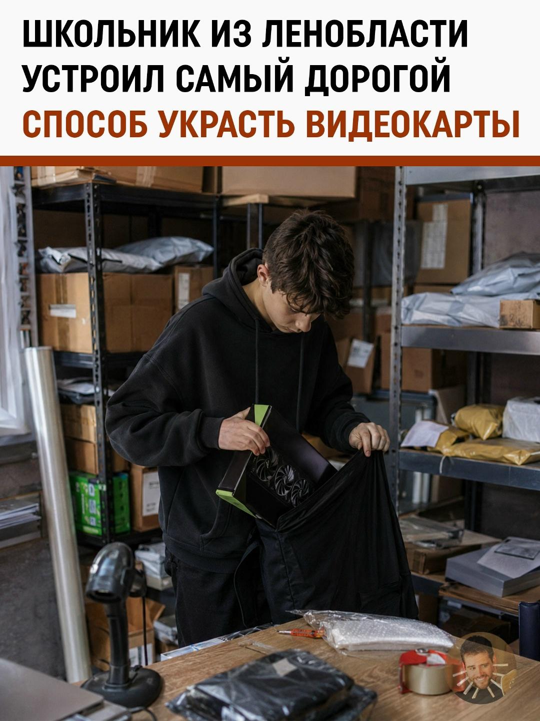 Подросток купил целый ПВЗ ради кражи видеокарт, но вместо прибыли получил уголовку