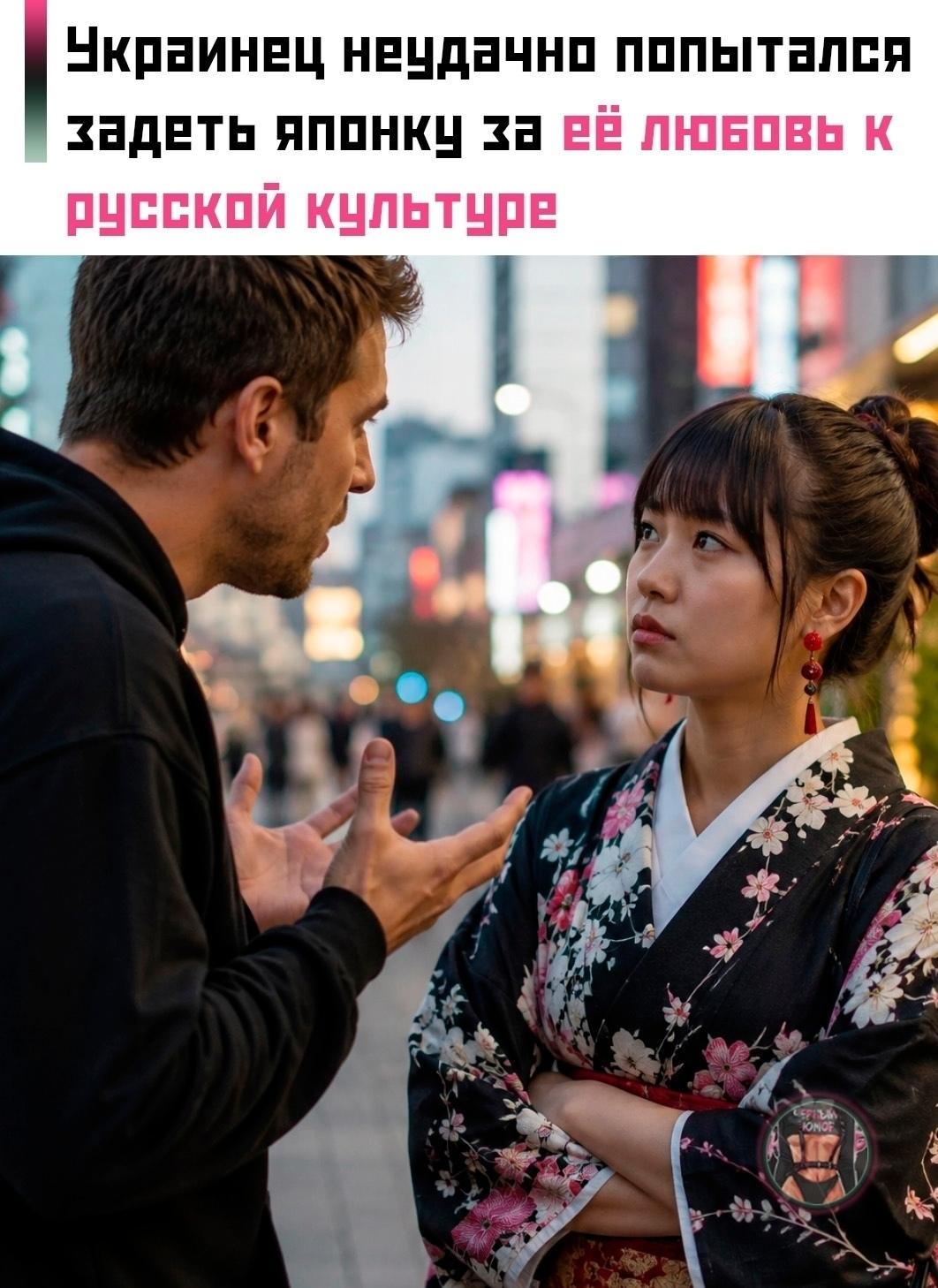 😀 Украинец попытался оскорбить японку из-за её любви к русской культуре. Однако девушка не стала вступать в перепалку и ответила спокойно, чем удивила многих пользователей.