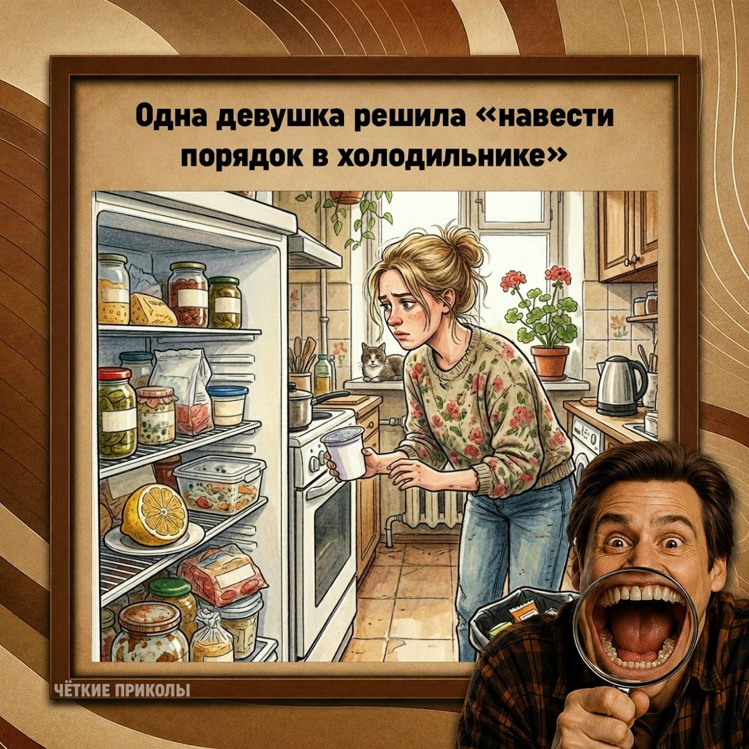Открыла дверцу и поняла, что это уже не холодильник, а музей забытых надежд.