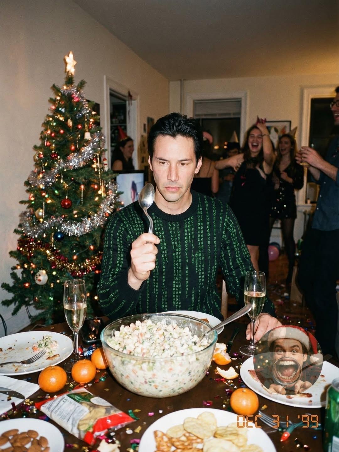 Новый год наступил. Все в сборе.