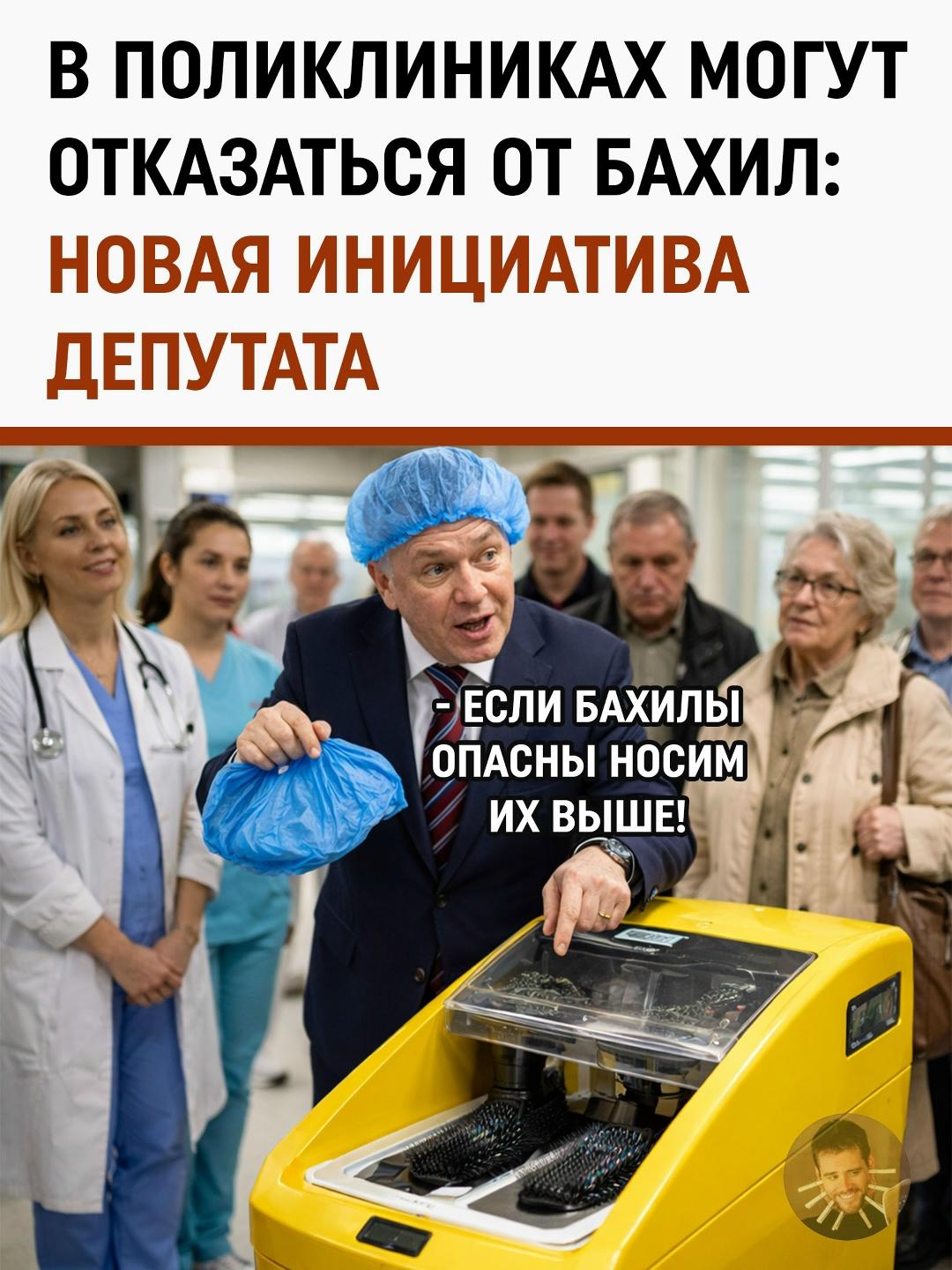 Привычные синие бахилы могут исчезнуть из российских медучреждений.