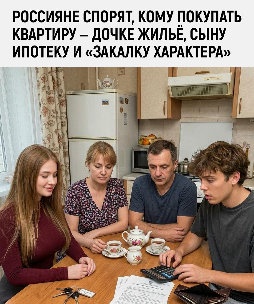 В соцсетях разгорелся спор о том, обязаны ли родители помогать детям с жильём.