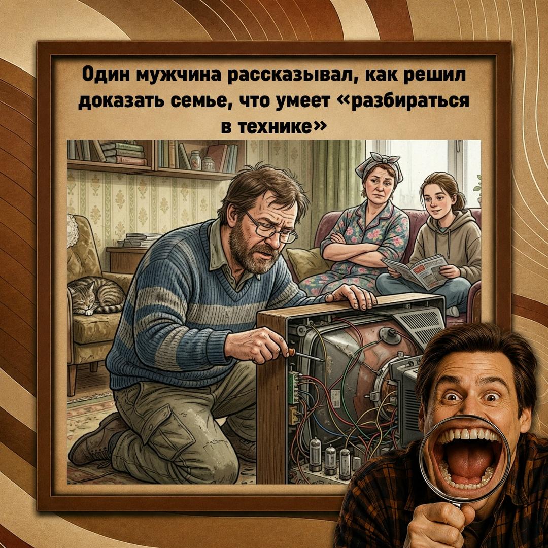 Сломался телевизор. Все сразу предложили вызвать мастера.