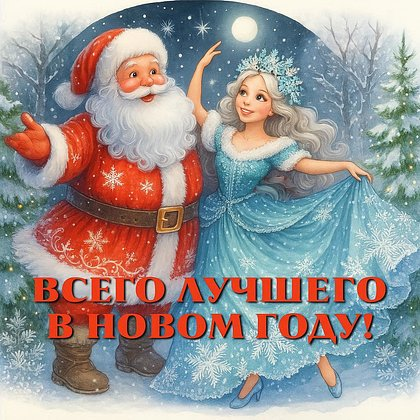 Открытки с Новым годом 2026: скачать 150+ картинок и поздравлений