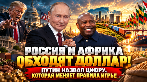 Запад изолирует Россию, а Африка переходит на рубли: Путин назвал цифру, которую трудно игнорировать.