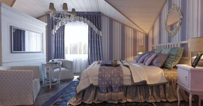 Обои в полоску: как создать нестандартный дизайн комнаты с помощью простых линий (104 фото)