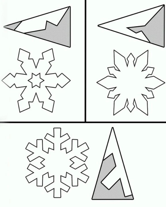 Как сделать снежинку из бумаги: 40 шаблонов разной сложности
