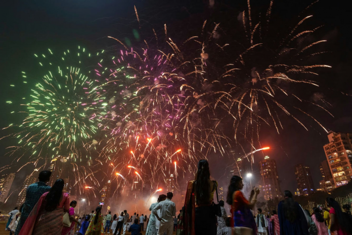 Фестиваль огней Дивали в Индии 2025