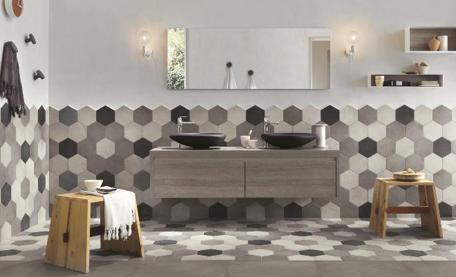 Современные новинки плитки для оригинального дизайна (94 фото)