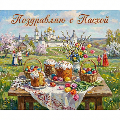 «Христос Воскрес!» Открытки с Пасхой: 140+ картинок и поздравлений