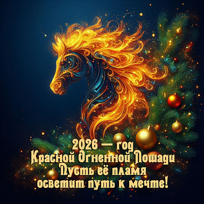 Открытки с Новым годом 2026: скачать 150+ картинок и поздравлений