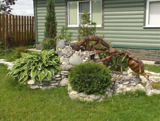 Дизайн двора частного дома: правила создания гармоничного пространства в разных стилях (124 фото)