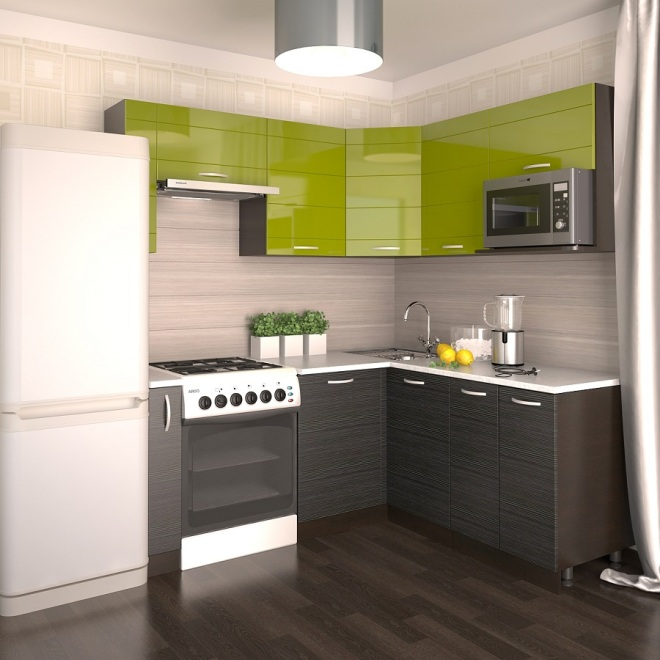 Угловой кухонный гарнитур: особенности расположения и секреты дизайна (82 фото)