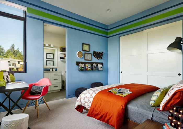 Обои в комнату для подростка: интересные сочетания и новые идеи (43 фото)