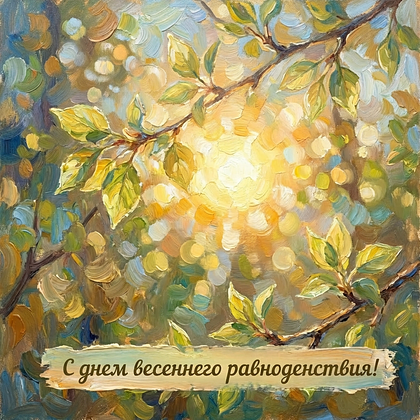 Открытки с днем весеннего равноденствия: 60+ картинок и поздравлений