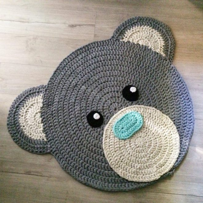 Вязаные коврики: интересные модели и применение в дизайне помещения (45 фото)