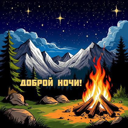 Открытки с пожеланием спокойной ночи: 100+ красивых картинок