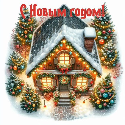 Открытки с Новым годом — 2026: 60+ картинок и поздравлений