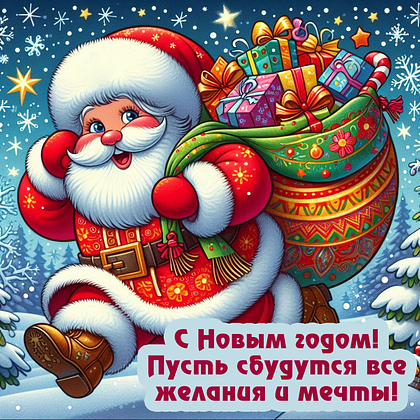 Открытки с Новым годом 2026: скачать 150+ картинок и поздравлений