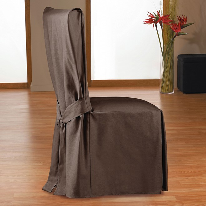 Чехлы на стулья: как создать стильный вариант декора мебели своими руками (74 фото)